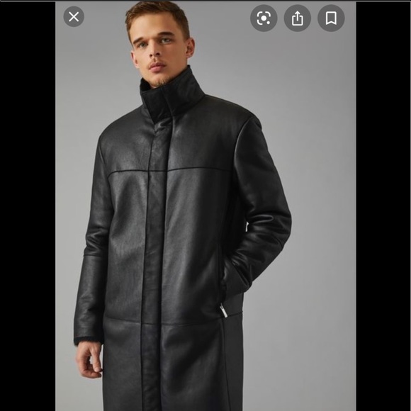 Polo Ralph Lauren Leather Car Coat